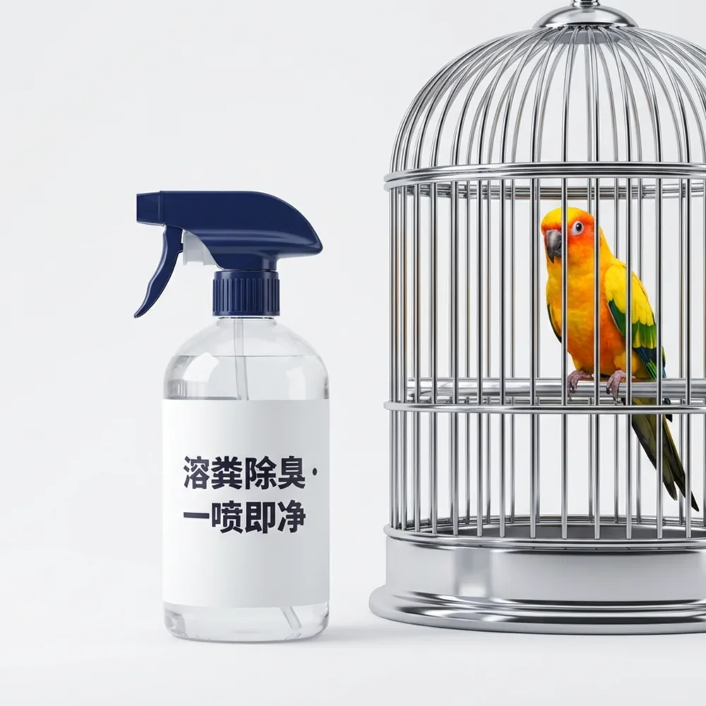 鸟笼消毒清洁液产品实物